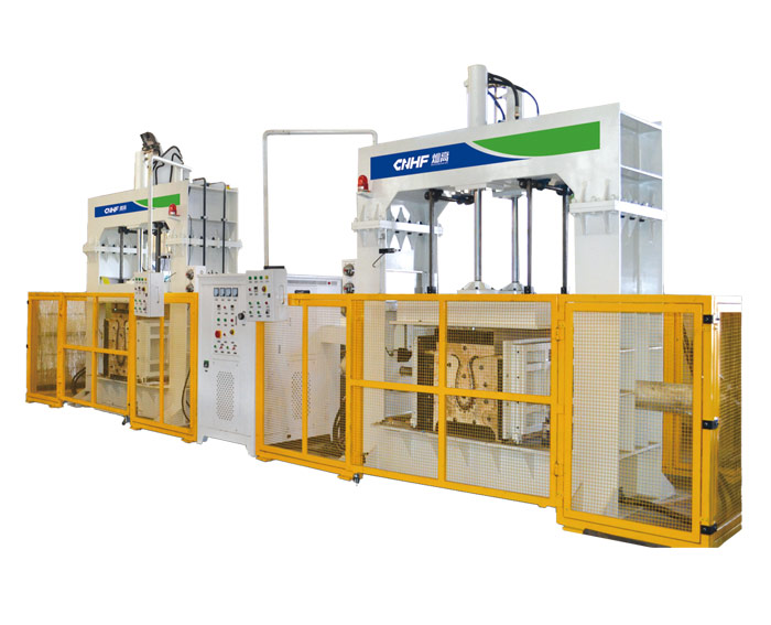 One-drive-two HF(RF) Hot Press Machine For Wood Bengding & Forming(Three-direction)