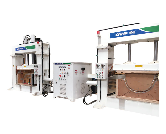 One-drive-two HF(RF) Hot Press Machine For Wood Bengding & Forming(Three-direction)