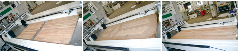 HF(RF)Pass-Through Type Wooden Board Joining and Frame Joining Machine