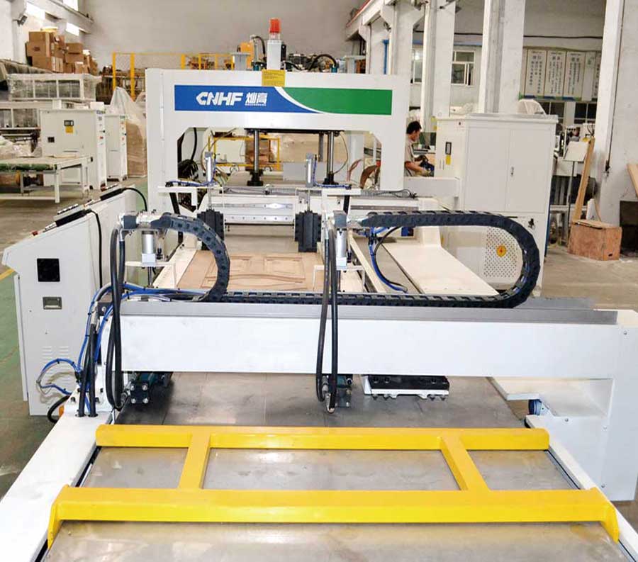 HF(RF)Pass-Through Type Wooden Board Joining and Frame Joining Machine